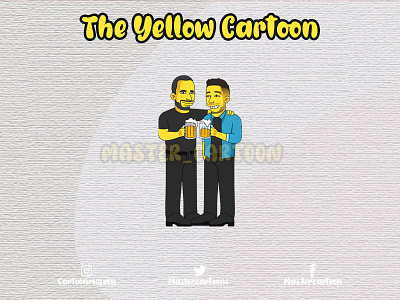 Yellow Cartoon cartoon cartoonworld cute design illustration yellow cartoon