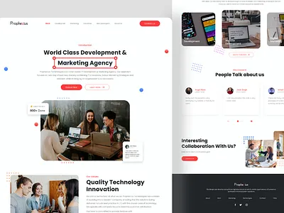 Agency | Landing Page agency beautiful design good mobile app software house ui ui design ux web