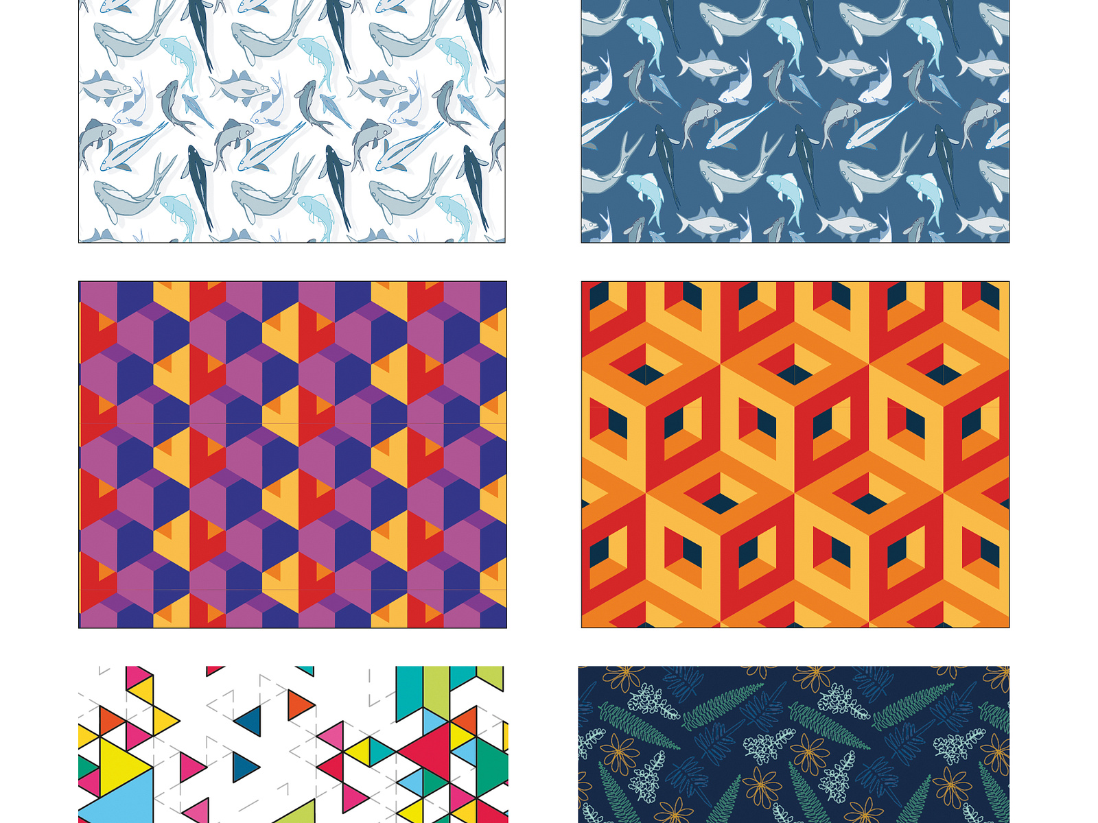 Pattern and Print Design by David Clements on Dribbble