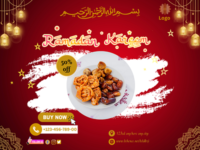 ramadan kareem post banner facebook ads graphic design instagram ads social media ads