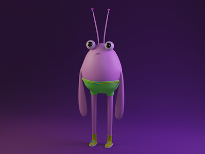 Characters 3d illustration