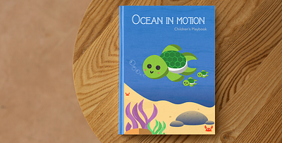 Ocean in Motion - A Children's Playbook adobe animation art book branding branding crabs design digital digital art graphic graphic design illustration marine oceans poster sea turtle typography vector water