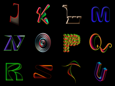 36 Days of Type 36 days of type colorful type future type gradient type letter letters modern symbol type typography