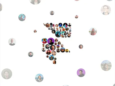 The new Framer Community animation bubbles community design framer logo loop website