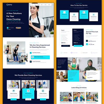 💥💥Cleaning Website Design🔥 business website design nft nft website wordpress wordpress website