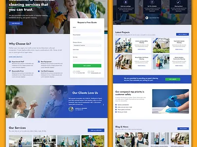 💥💥Cleaning Website Design🔥 branding business website design nft nft website wordpress wordpress website