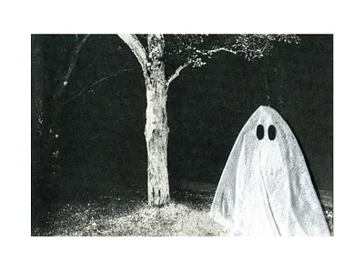 10_Ghost collage collages februllage februllage2023 forest ghost martovsky paper scary коллаж