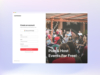 Sign Up Page branding dailyui design landing page landing page design landingpage light mode log in minimal sign in sign up ui user experience