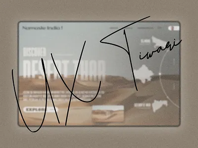 Indian Tourism Landing Page desert design designer freelancer graphic design hireme home page homepage illustration indian landingpage tourism ui uidesigner ux uxdesigner uxuidesigner webdesign webdeveloper website