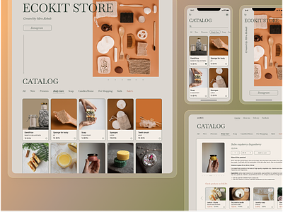 Ecokit Store Website Design Concept 2 concept design design inspiration store ui ui design uxui web web design website design