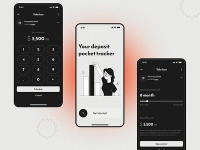 Pocket deposit calculator #DailyUI app calculator concept dailyui design hint inspiration interface ui