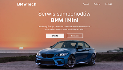 BMWTech - Car Service Shop branding graphic design