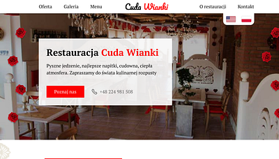 Cuda Wianki - Restaurant graphic design
