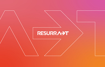 Resurract branding graphic design logo