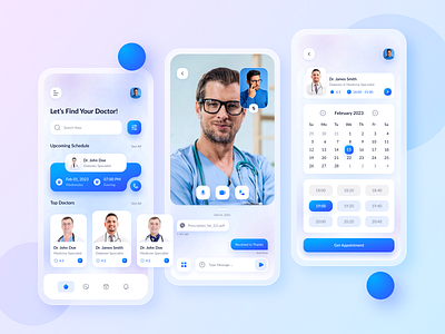 Doctor Appointment Mobile App Design app appointment booking care clinic consultant consultation design doctor health healthcare hospital medical medicine mobile nurse online patient ui uiux