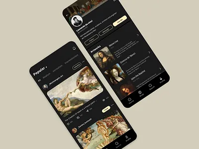 Art Gallery - UI design art gallery ui ui design