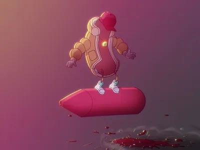 Frank Fur Tricks - Compositing Breakdown aftereffects animation art breakdown cellanimation compositing illustration ipadpro motion photoshop procreate vfx