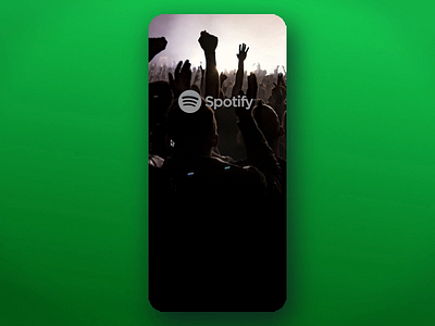 Spotify App - Redesign Concept animation app design mobile redesign spotify ui ux