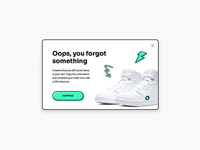 Nike popup form advertisement ecommerce form getsitecontrol modal nike popup sales sneakers templates website