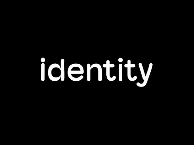 IDENTITY 2d animation animation font graphic design identity illustration kinetic morphing motion graphics typography