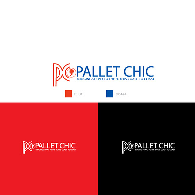 logo for Pallet chic branding design graphic design illustration logo logodesign logos typography vector