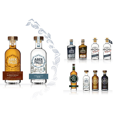 Aber Falls concepts alcohol branding design graphic design packaging design