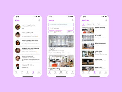 Spot – the platform for finding and booking event spaces app bookingsystem creativespaces eventrentals eventspaces locationrentals meetingspaces simplifiedbooking ui ux