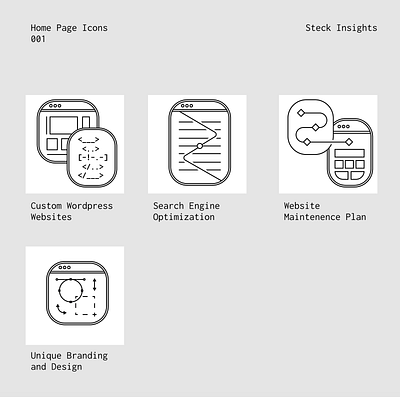 Steck Insights Web Development branding design graphic design ui