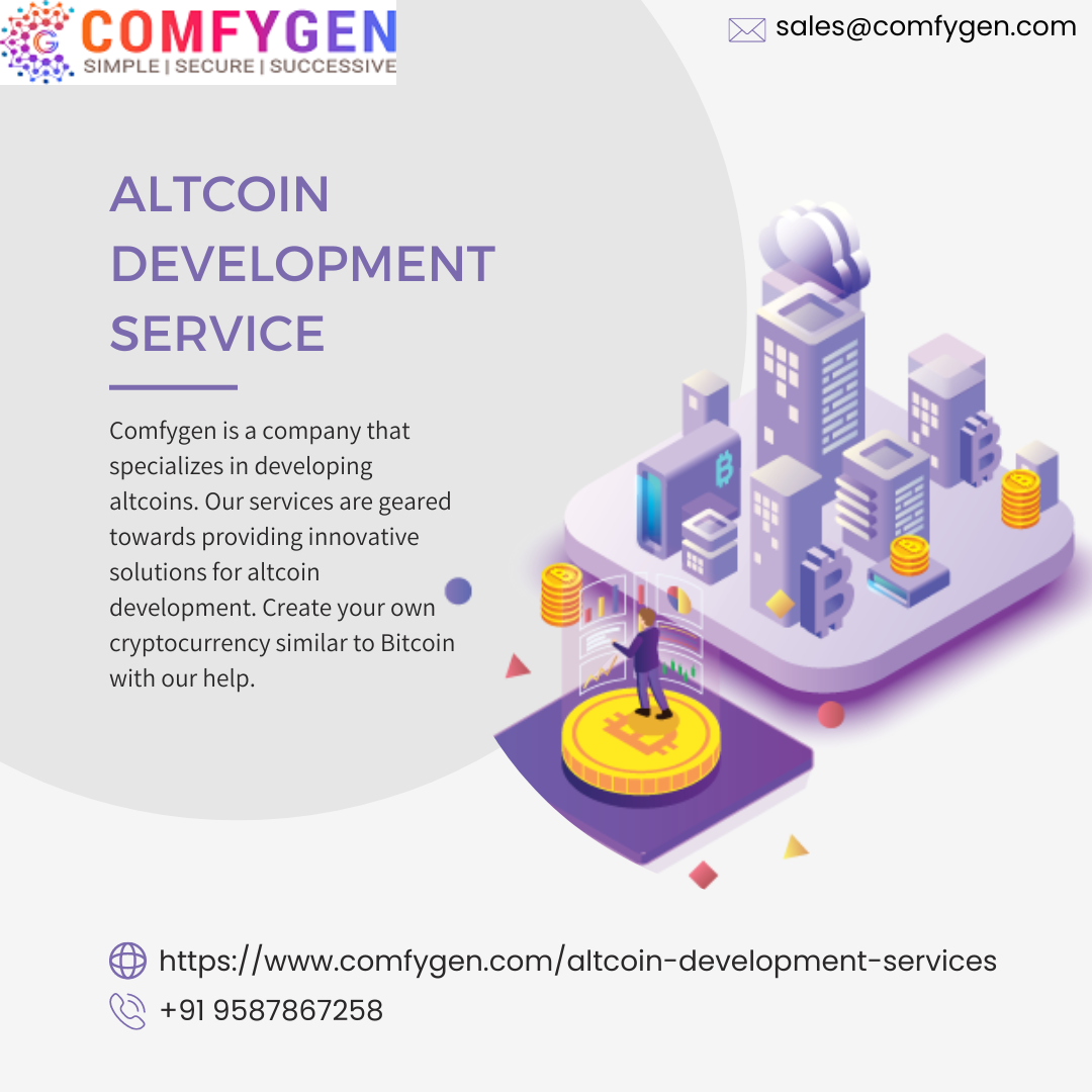 Altcoin Development Service by Comfygen Technologies on Dribbble