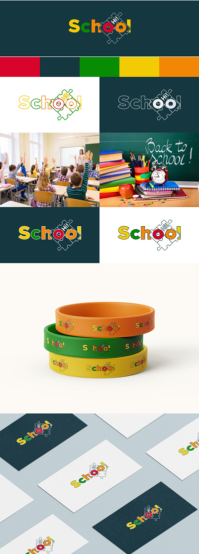 Preschool logo branding design logo vector