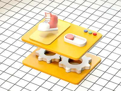 Online Shopping 3D Animation 3d 3danimation animation cinema4d