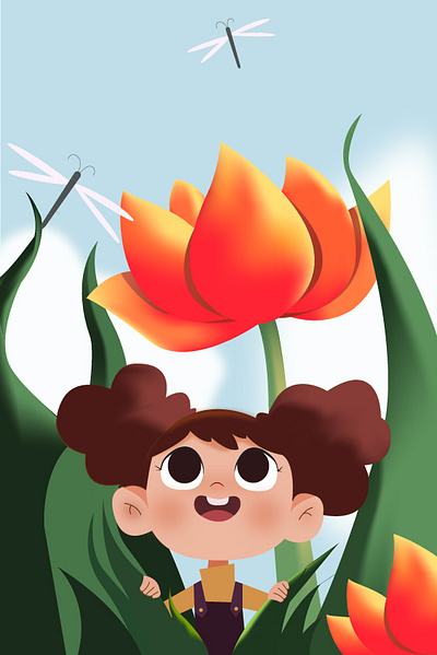 Joy of little things in life. 2d adobe illustrator design digital art graphic design illustration vector