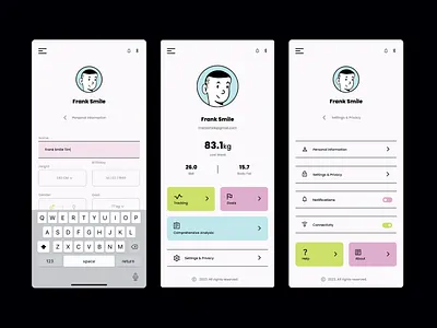 #DailyUi 006 | 007 006 007 app appdesign dailyui figma graphic design illustration notionists settings ui userprofile webdesign