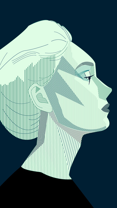 Pieces of a woman 2d adobe illustrator digital art illustration vector