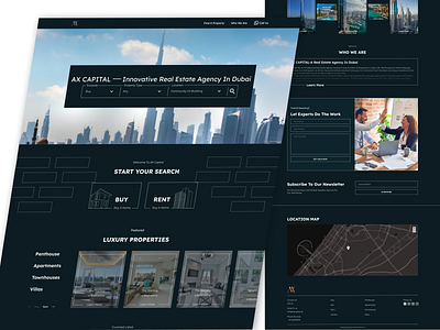 Real Estate | Homepage Redesign bulding bussines design figma homepage realestate ui userexperience userinterface ux