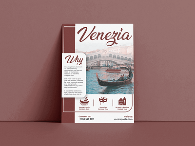 Venezia Flyer app branding design graphic design illustration logo typography ui ux vector