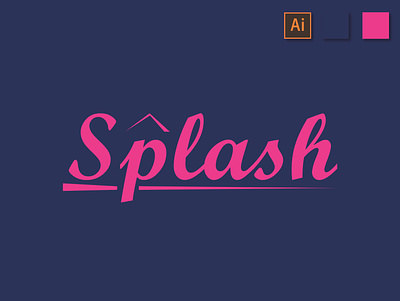 SPLASH LOGO 3d animation branding graphic design motion graphics ui