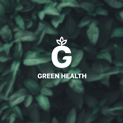 Green Health Logo Design app branding design graphic design illustration logo typography ui ux vector