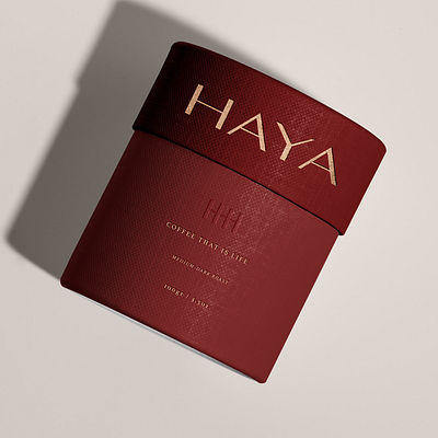 Haya Coffee Brand brand design brand identity branding branding design design logo logo design logotype luxurious packaging packagingdesign packagingdesigner