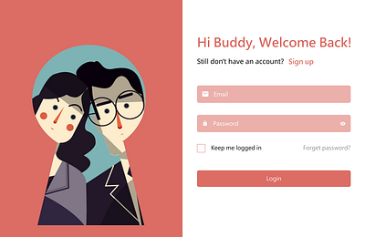 Login page digital art login page ui website design