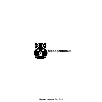 Hippopentomus Concept Logo Design branding logo