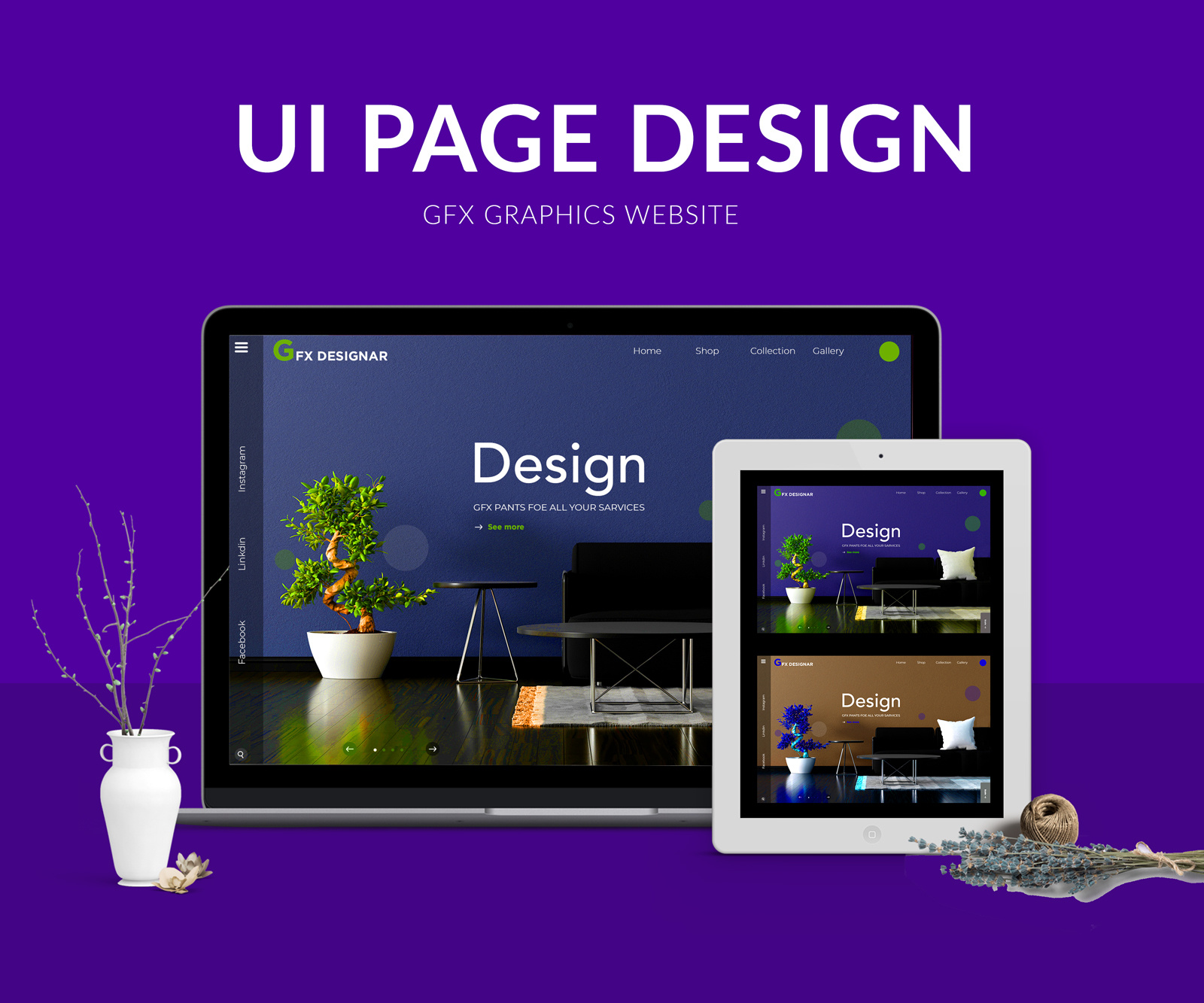UI Page Design ( 04 ) 3d animation branding design graphic design illustration logo motion graphics ui vector
