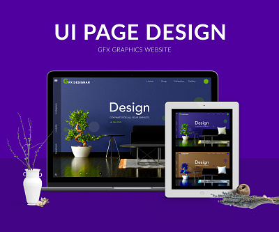 UI Page Design ( 04 ) 3d animation branding design graphic design illustration logo motion graphics ui vector