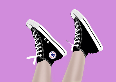 Sneakers Converse vector