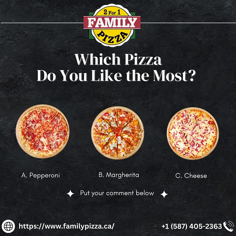 Try Delicious Pizza at Family Pizza by Pizza Place on Dribbble