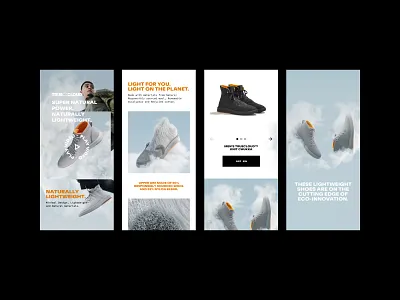 Timberland – TrueCloud™ animation cloud footwear interactions light motion nature recycle ui ux website