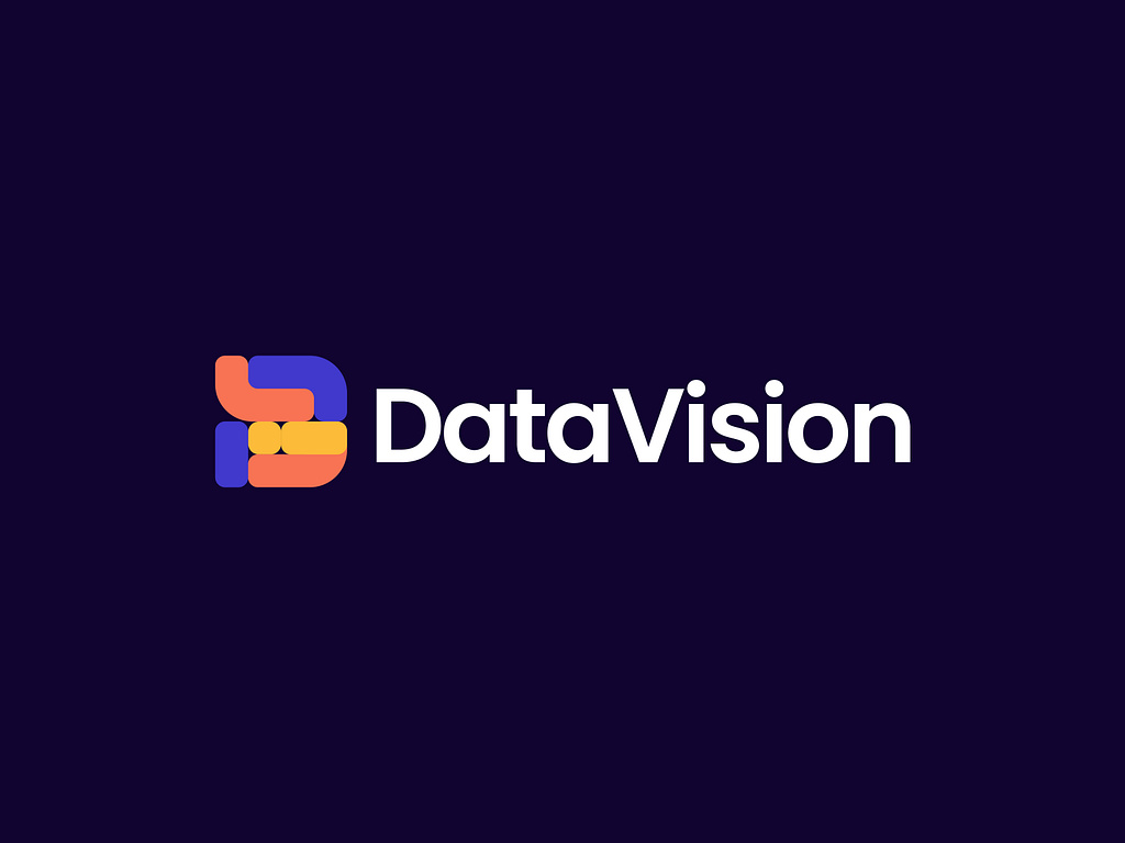 Datavision; Data Management App/Software Logo Design by Imtiaz Hossain