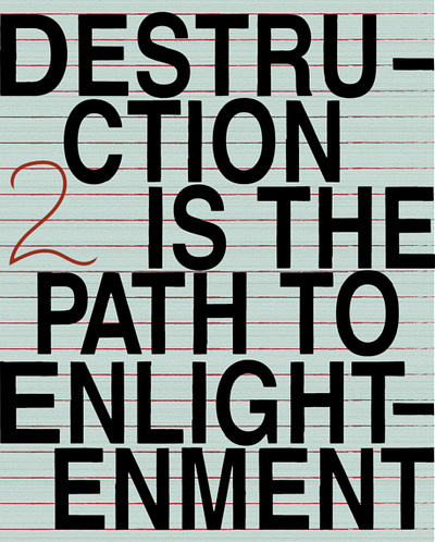 Is the destruction the path to enlightenment? adobe illustrator design graphic design illustration