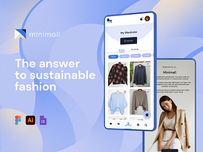 Minimall - UI app case study design fashion mobile app ui ux