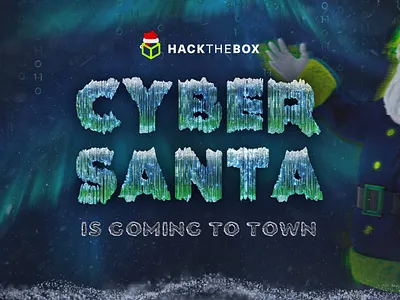 Cyber Santa CTF 2021 | HTB | Logo branding campaign challenge christmas cyber cybersecurity daily ui design graphic design hacking logo santa ui xmas